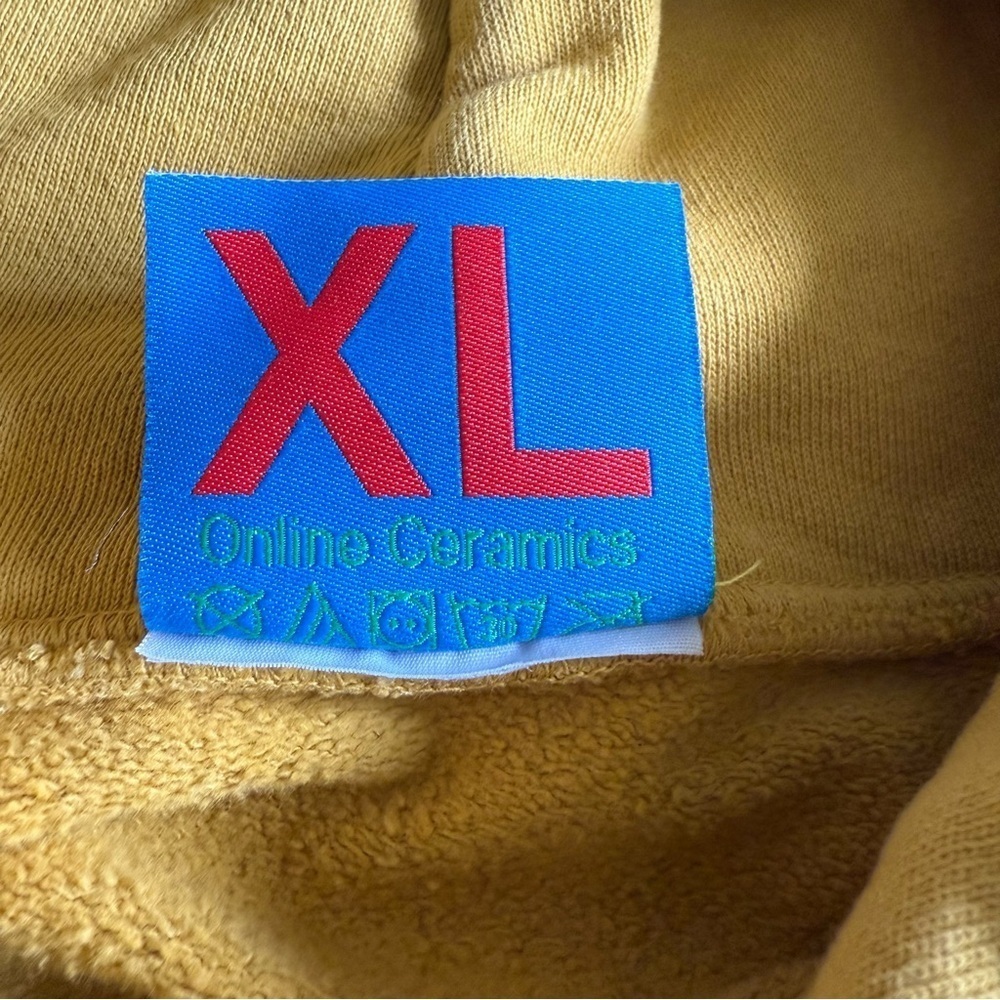 Online Ceramics Yellow Reading Logo Hoodie - Picture 4 of 9